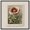 Black Frame, variant on Postal Bloom I Canvas Print Cute Art Prints by Art Remedy, White Frame, 30 x 30