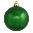 thumbnail image 1 of Vickerman 10" Emerald Shiny Ball UV Drilled Cap - N592524DSV, 1 of 2