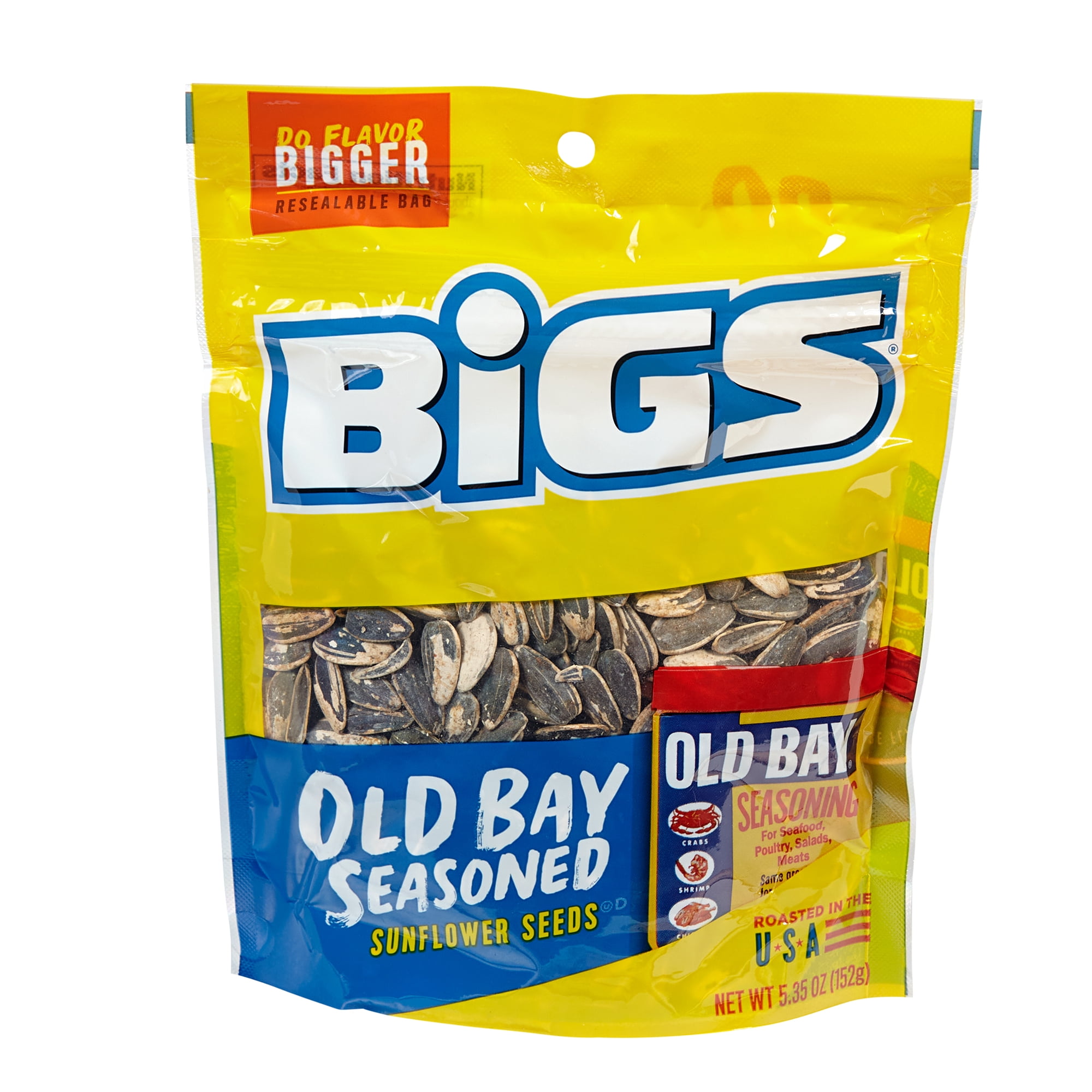 Bigs Old Bay Catch of the Day Seasoned Sunflower Seeds, Big 5.35 Oz, 12 per Case