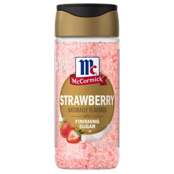 McCormick Strawberry Finishing Sugar, 3.67 oz Bottle