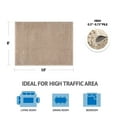 thumbnail image 2 of Madison Park Haley Woven Turkish Area Rug, Grey/Cream - 6x9', 2 of 5