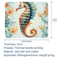 thumbnail image 5 of Sea Horse Square Non-Slip Rubber Bottom Printed Desk Mat Mousepad for Office and Gaming - 8.3x9.8 Inch, 5 of 6