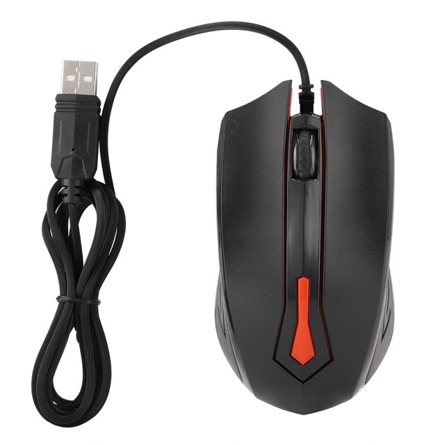 Ratón empresarial con cable óptico de alta precisión Ormromra JM-609 negro