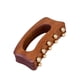 thumbnail image 3 of Herramienta de masaje de madera Gua Sha, 10 puntas de latón, bolsillo de tejido profundo, de mano para con tabla de puntos de acupuntura, 3 of 9