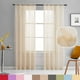 thumbnail image 1 of Cortinas transparentes TOAVA DECO, color beige, 213 cm, 2 paneles, 132 x 213 cm, 1 of 8