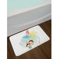 thumbnail image 2 of Pinwheel Bath Mat, Happy Kids Holding Giant Pinwheel Playing with Kitty Digital Summer Fun Toys Games, Non-Slip Plush Mat Bathroom Kitchen Laundry Room Decor, 29.5 X 17.5 Inches, Multicolor, Ambesonne, 2 of 2