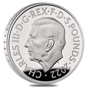 2022 Great Britain 28.28 Gram Queen Elizabeth II Proof Silver Coin .925 Fine The Royal Mint