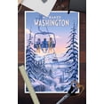 thumbnail image 2 of Mt Baker, Washington, Chill on the Uphill, Ski Lift (12x18 Wall Art Poster, Room Decor), 2 of 3