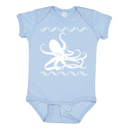 

Inktastic Octopus Nautical Beach Gift Baby Boy or Baby Girl Bodysuit
