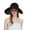 Black, variant on fatyb Womens Sun Hats Wide Brim Ponytail Straw Hat Stylish Sun Protection Beach Summer Hat for Women