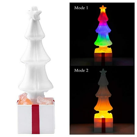 lighting night light led christmas tree salt lamp color