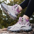 thumbnail image 4 of Zapatos Tenis Transpirables para Mujer Zapatos Invierno Acogedores Con Absorción Impactos (púrpura 40), 4 of 9