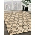 thumbnail image 2 of Ahgly Company Indoor Round Patterned NavajoWhite Gold Area Rugs, 7' Round, 2 of 6