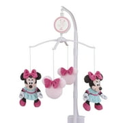 Disney Minnie Mouse Pink and Aqua Musical Mobile for Infant Nursery