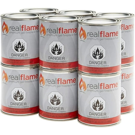 Gel Fuel Cans - 12-Pack - Gelled Isopropyl Alcohol for Indoor or Outdoor Fireplaces