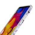 thumbnail image 3 of LG V40 ThinQ Case, Kaesar Slim Hybrid Dual Layer Shockproof Hard Cover Graphic Fashion Cute Colorful Silicone Skin Cover Armor Case for LG V40 ThinQ (Purple Marble), 3 of 5