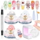 thumbnail image 1 of Kit de uñas MIZHSE Solid Builder Gel con lámpara de uñas y 3 colores, 1 of 9