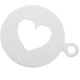 thumbnail image 2 of Coffee Decorating Stencils Stainless Steel Coffee Art Stencils Barista Template for All Kinds of Mousse Cut Cake Birthday Cake Coffee (Heart Pattern), 2 of 4