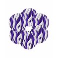 thumbnail image 7 of 13 Inch Round Placemats Set of 6, Purple White Moire Non Slip Heat Insulation PP Table Mats, Modern Abstract Art Elegant Washable Place Mats for Kitchen Dining Party Table Decor, 7 of 7