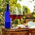thumbnail image 4 of Cornucopia Brands Plastic Wine Bottles (10-Pack, Blue); Empty PLASTIC Bordeaux-Style Wine Bottles w/ Screw Caps and Seals, 4 of 9