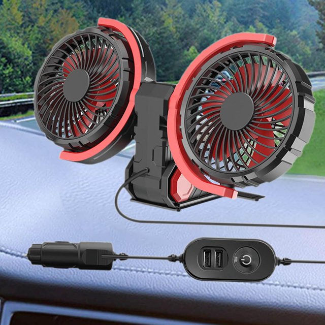 Ventilador de refrigeración automático shamjiam Ventilador de coche Plegable 12V 24V
