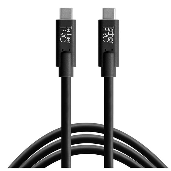 Tether Tools TetherPro USB-C to USB-C Cable, 6', Black