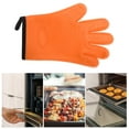 thumbnail image 5 of Unique Bargains 1 Pc Comfortable Oven Mitts for Kitchen Orange, 5 of 5