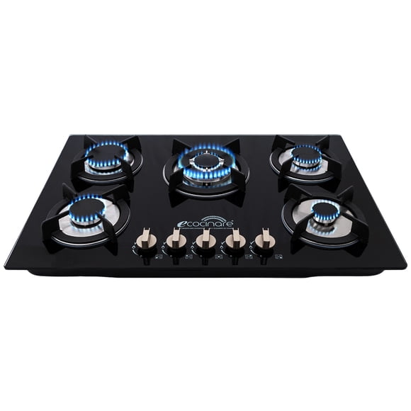PARRILLA DE GAS EMPOTRABLE CON 5 QUEMADORES ECOCINARE STUF-06