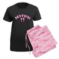 thumbnail image 5 of CafePress - Besties Women's Dark Pajamas - Women's Short Sleeve Print T-Shirt and Pants Dark Cotton Pajama Set, 5 of 7