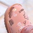 thumbnail image 6 of Eltusu Girls Snow Booties, PU Warm Windproof No Slip Winter Boots Shoes Pink Size 13(Little Kids), 6 of 8