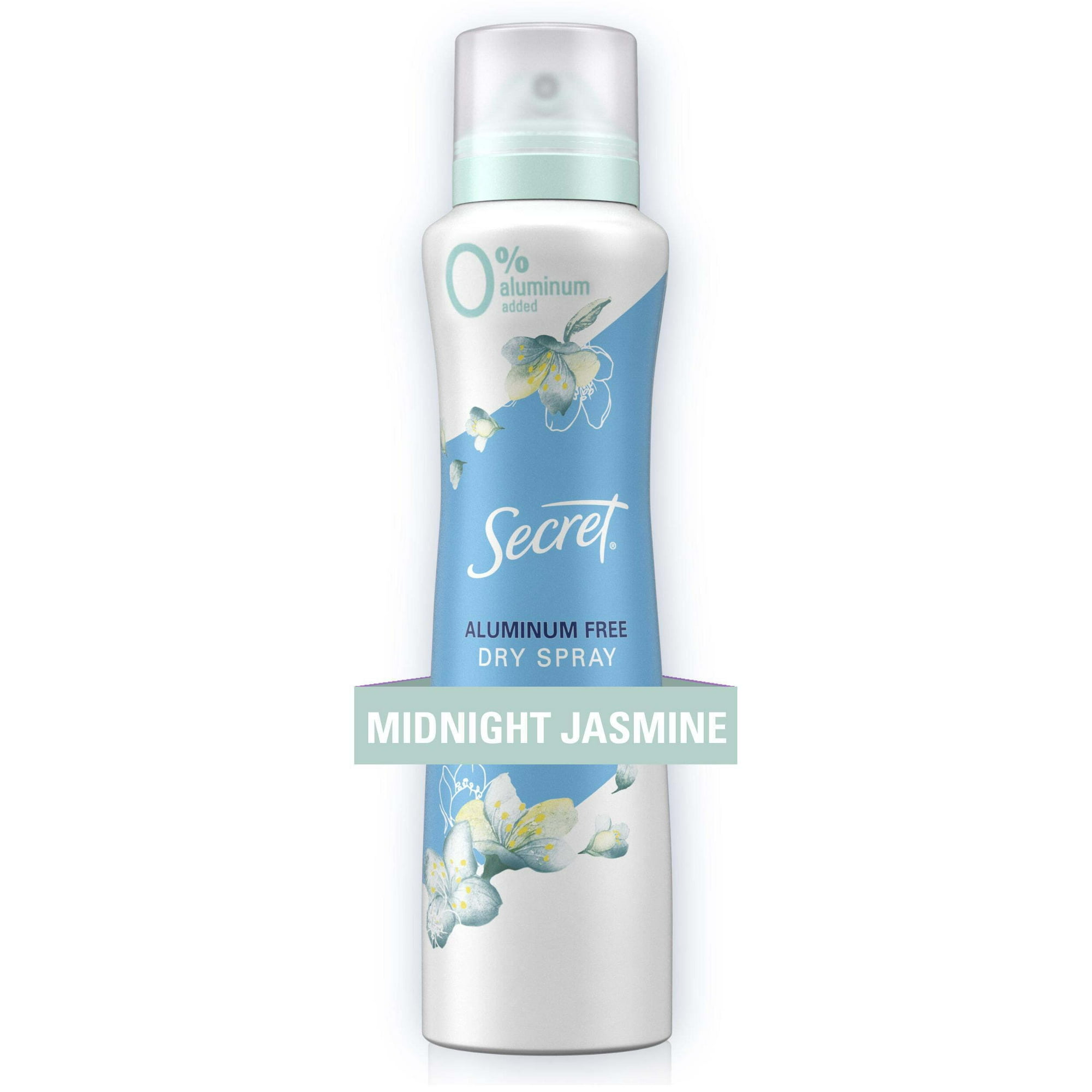 Secret Aluminum Free Dry Spray Women's Deodorant, Midnight Jasmine, 4.1 oz