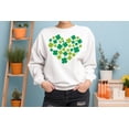 thumbnail image 2 of Shamrock Heart Lucky Clover St. Patricks Day Design Men's Sweatshirt, 2 of 3
