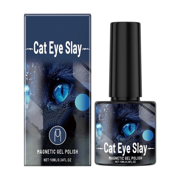 FSTDelivery Fast Drying Transparent Jelly Blue Jelly Water-based Nail Gel Nail Polish Magnetic Gel Nail Polish With Effect 10ml, Christmas Birthday Gifts for Women, on Sale Clearance