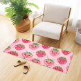 thumbnail image 6 of Lovely Strawberry Bath Mat 39x20 Non-Slip Bathroom Rugs Absorbent Soft Plush Quick Dry for Tub Shower Kitchen Home Decor, 6 of 8