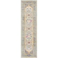 thumbnail image 5 of SAFAVIEH Madison Gabriel Traditional Area Rug, Light Grey/Fuchsia, 9' x 12', 5 of 9
