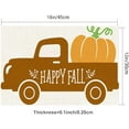 thumbnail image 5 of Fall Vintage Truck with Harvest Pumpkin Placemats Set of 4 Holiday Decoration for Dining Table Easy to Clean Kitchen Table Mats 18X12 Inch, 5 of 5