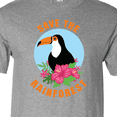 thumbnail image 4 of Inktastic Save the Rainforest Toucan Illustration T-Shirt, 4 of 5