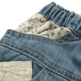 thumbnail image 3 of Richie House Girls' Denim Pants with Bottom Turnup RH1228, 3 of 7