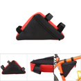 thumbnail image 2 of M Buder Bolsa de Tubo Superior de Bicicleta Triángulo Accesorios Ciclismo (Negro y Rojo) 20 cm / 7.8 in, 2 of 5