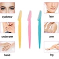 thumbnail image 5 of Afeitadora de cejas Depilador facial Afeitadora Recortadora Moldeadora Herramienta exfoliante Dermaplaning WEIHJMXG 6 piezas, 5 of 5