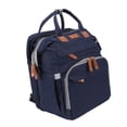 thumbnail image 1 of Diaper Bag Foldable Multifunctional Baby Diaper Backpack with USB Charging Port for Travel, 1 of 7