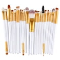 thumbnail image 2 of Set de brochas de maquillaje HUOGUO, 20 unidades, base y delineador de cejas, 2 of 2