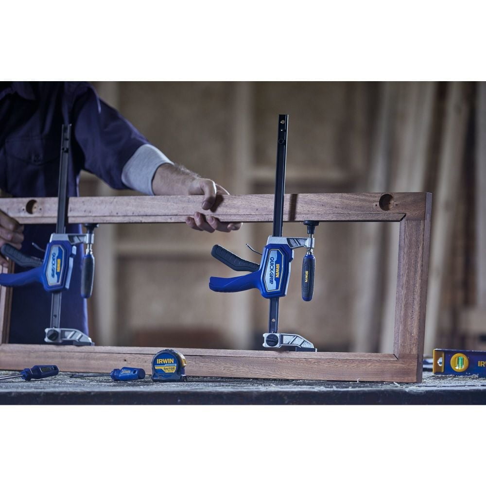 Irwin 2038872 Quick Grip Composite Medium Duty Hybrid Clamp, Blue