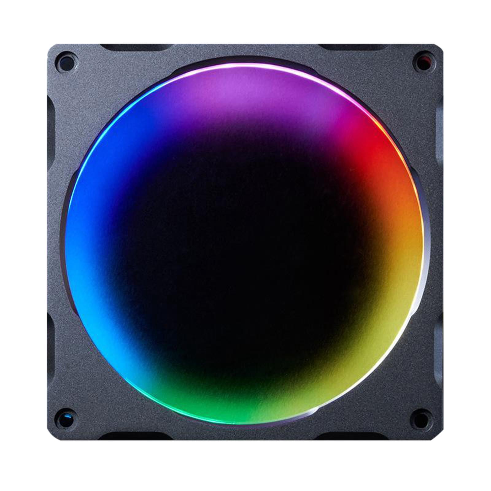 Wzmzjy LED RGB Desktop Computer Case Cooling Fan CPU Cooler Radiator Easy Installations 12cm