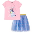 thumbnail image 1 of Conjunto de Remera y Falda de Tul para Bebés Niñas Bluey 12 Meses, 1 of 5