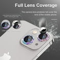 thumbnail image 2 of Diamond Camera Lens Protector for iPhone 14 6.1\\, 2 of 5