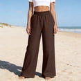 thumbnail image 6 of LEKODE Womens Wide Leg Jeans Denim Jeans for Women Loose Jeans Casual Pants Boho Pants Going Out Pants Beach Pants Sweatpants Jeans for Women Stretchy Jeans for Women Brown XL, 6 of 7