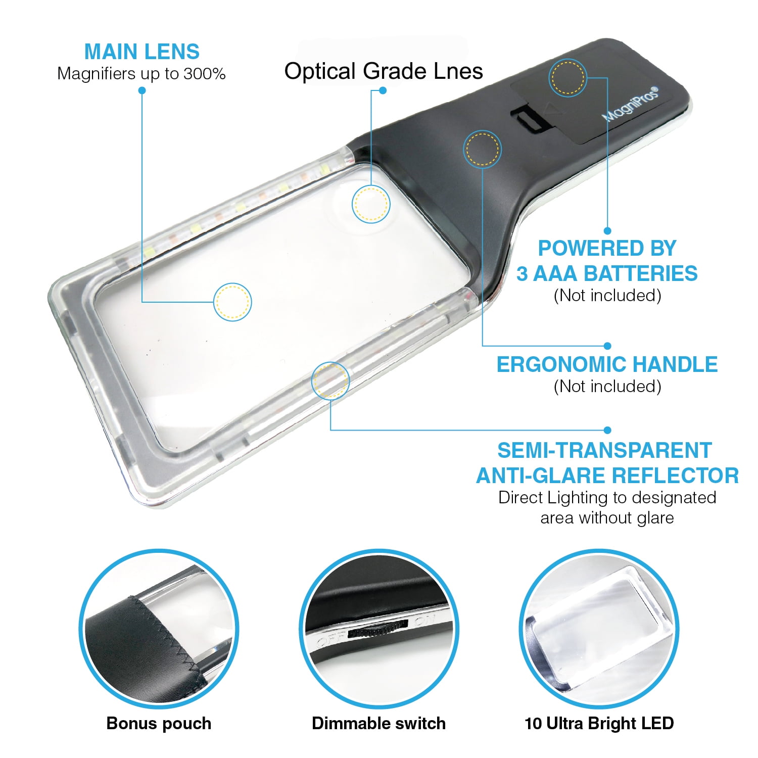 magnipros magnifying glass
