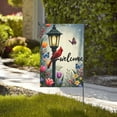 thumbnail image 4 of Spring Garden Flag welcome for Outside A Red Bird Sitting On Top Of A Lamp Post In The Snow.12×18 In Double Yard Flag Outdoor Farmhouse Decoration Home Festival, 4 of 6