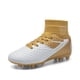 thumbnail image 1 of Tacos de Fútbol DREAM PAIRS Botín Alto Dorado Blanco Talla 4, 1 of 8